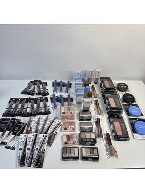 Wholesale COVERGIRL Cosmetics Makeup Beauty Lot 75 Pieces ASSORTED  Items Colors